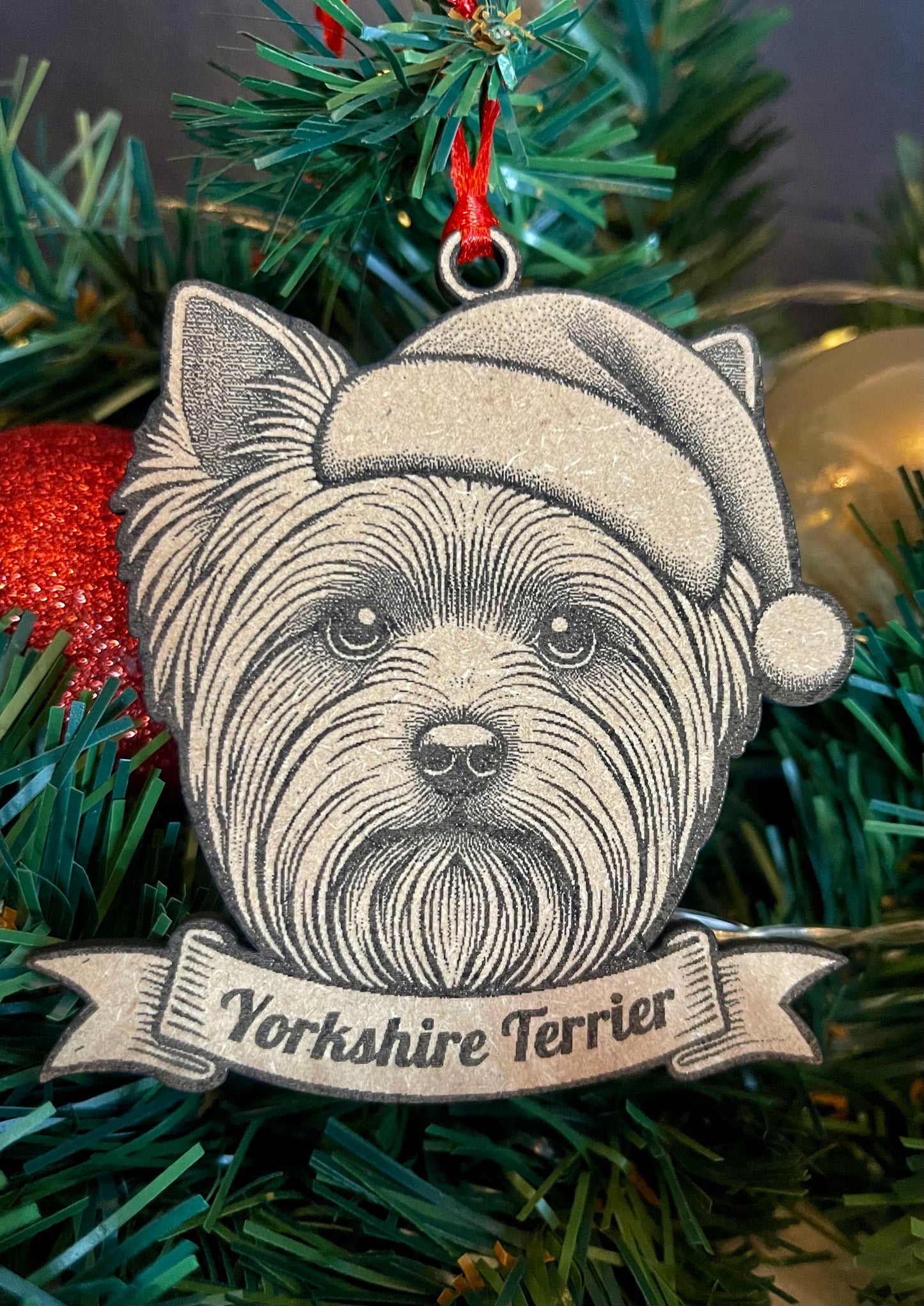 Yorkshire Terrier Tree Ornament