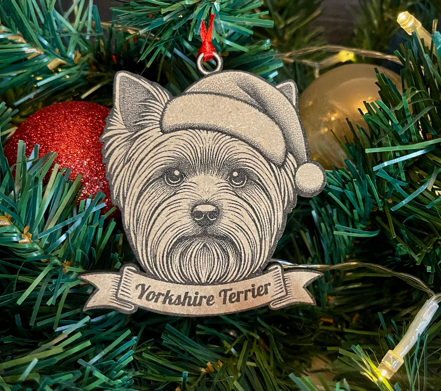 Yorkshire Terrier Tree Ornament