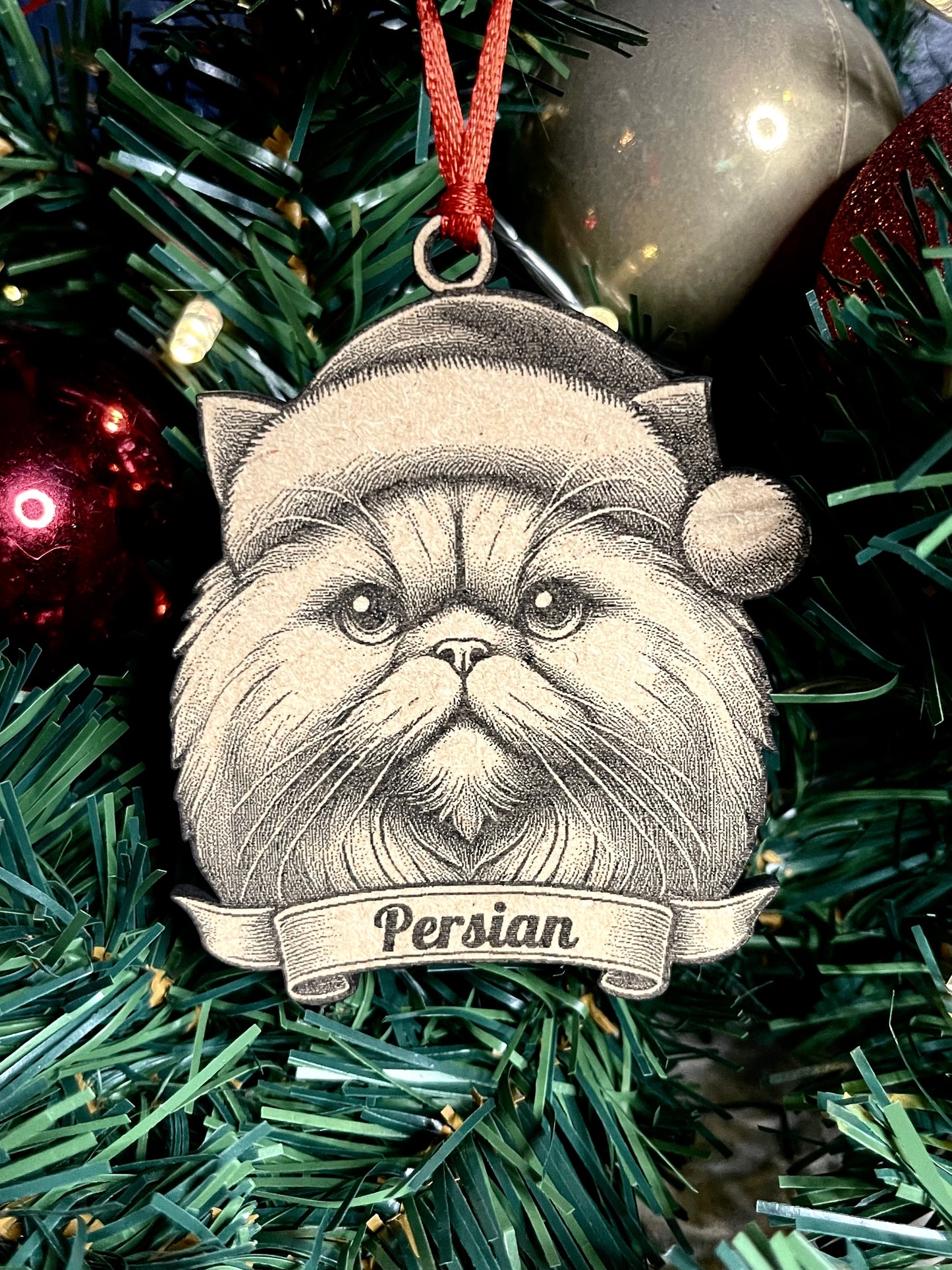 Persian Cat Tree Ornament