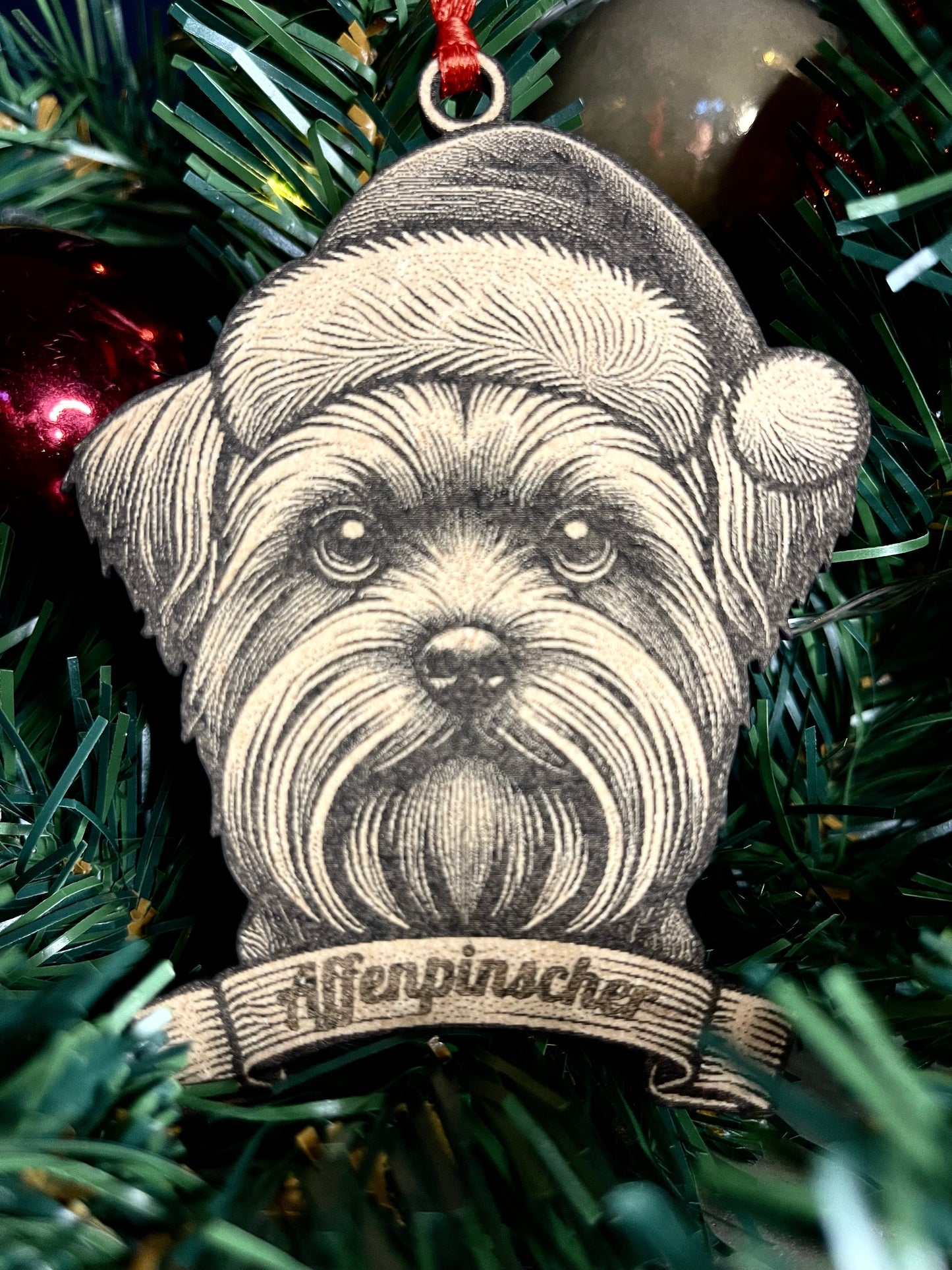 Affenpinscher Tree Ornament