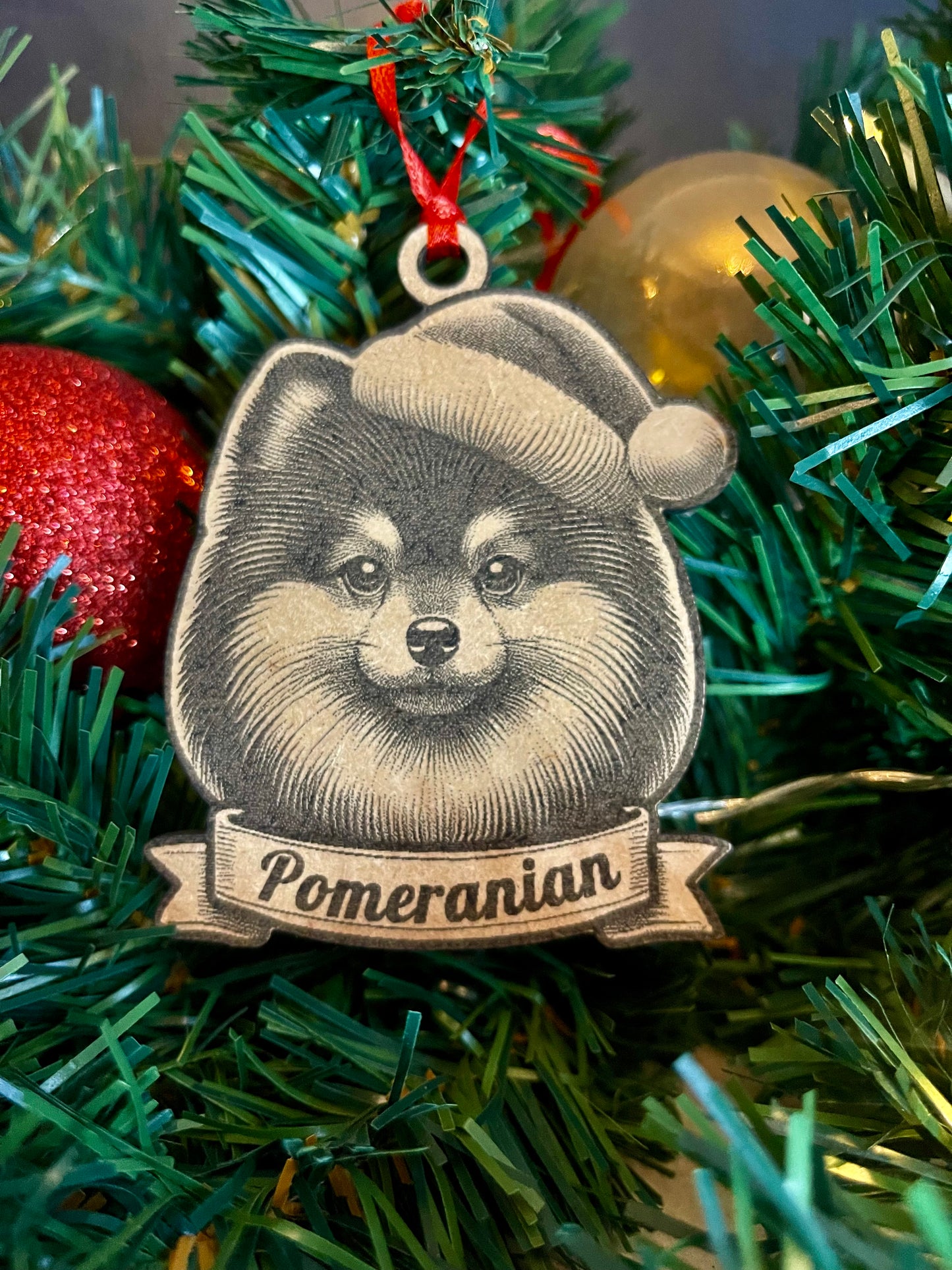 Pomeranian Christmas Decoration