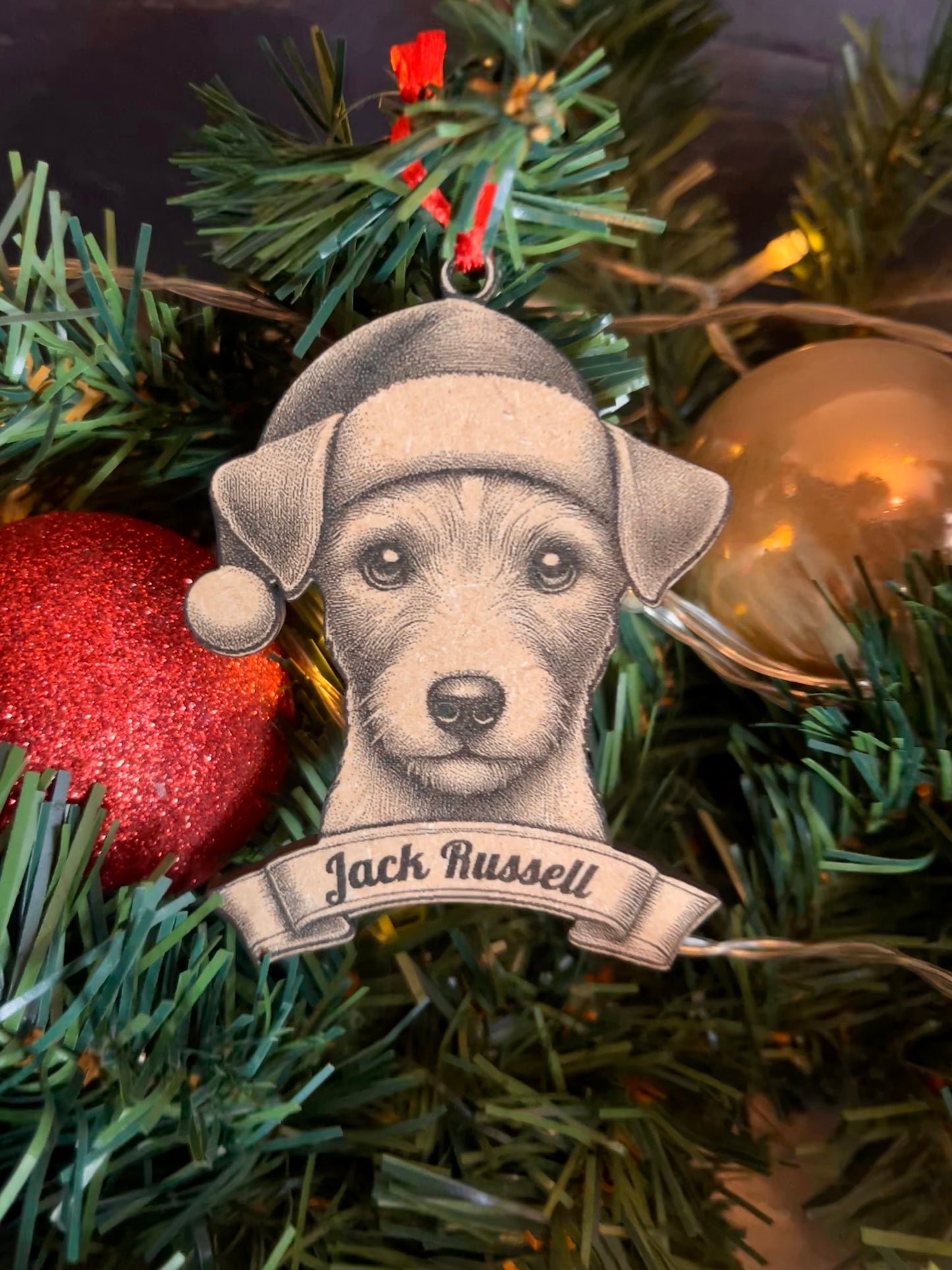 Jack Russell Terrier Tree Ornament