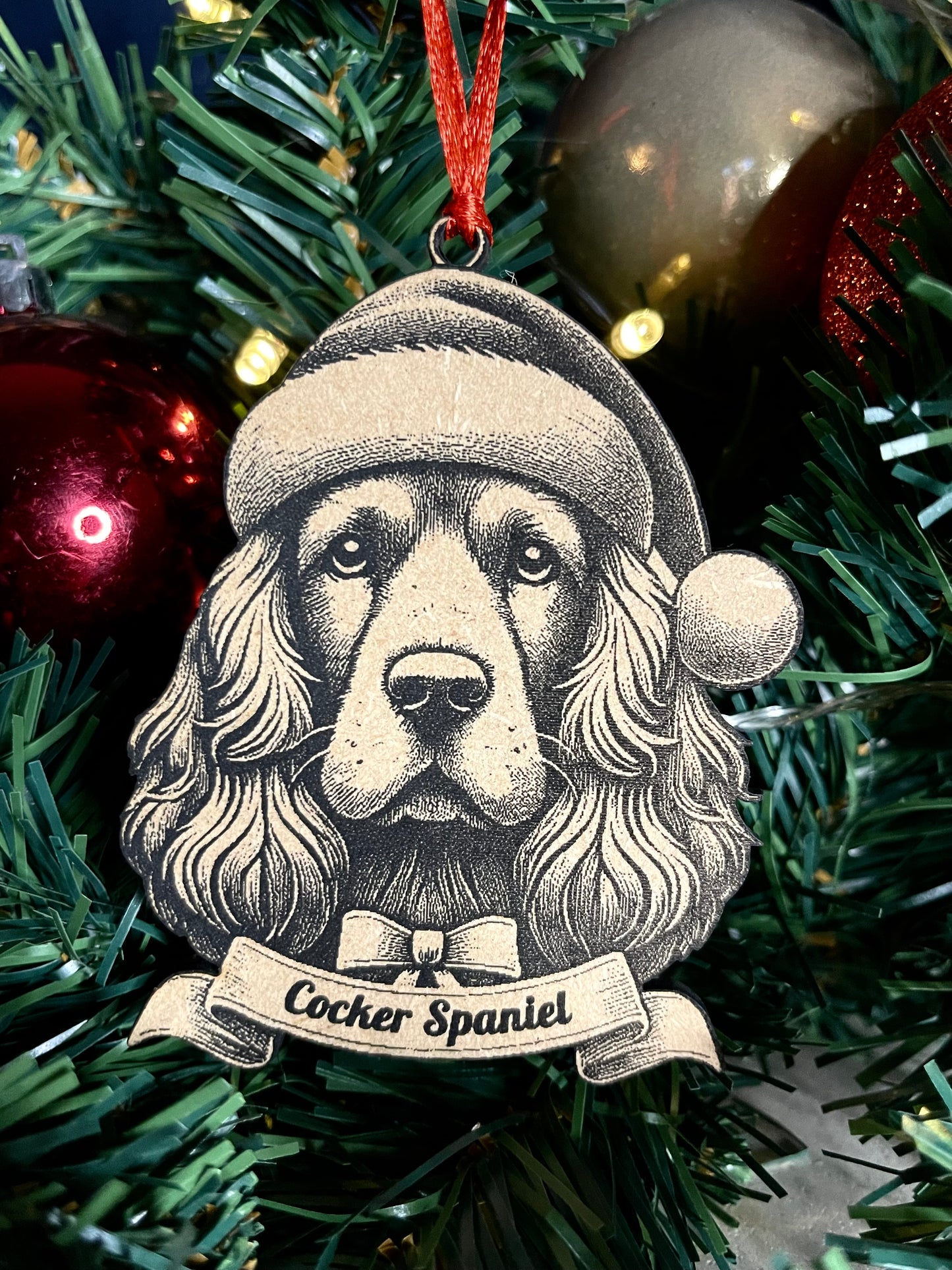 Cocker Spaniel Tree Ornament