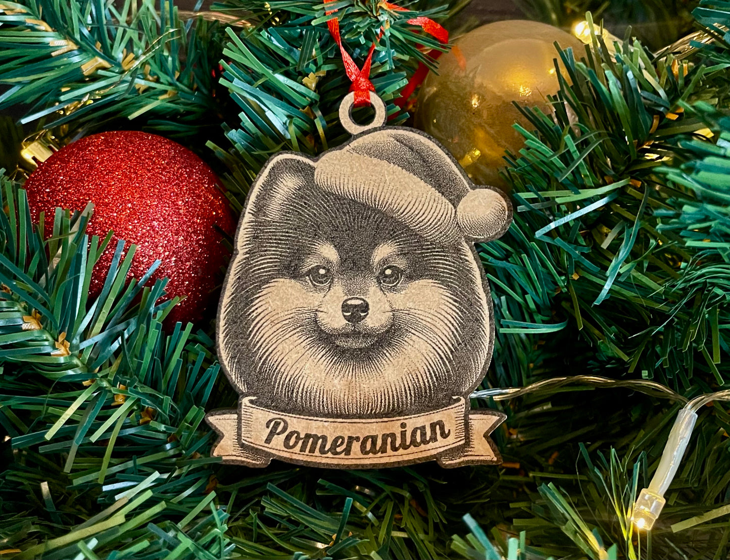 Pomeranian Christmas Decoration
