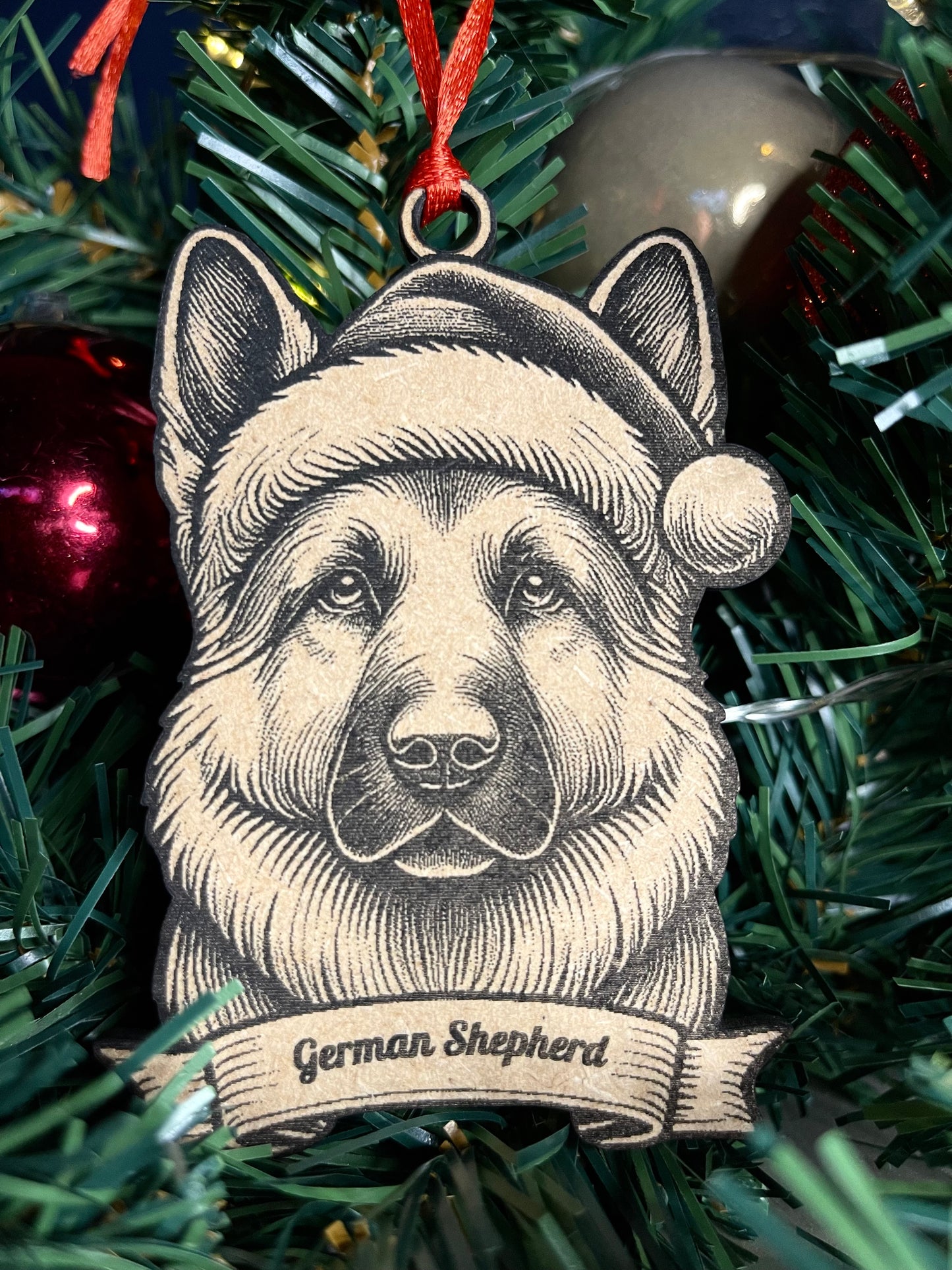 German Shepherd Tree Ornament