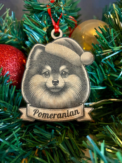 Pomeranian Christmas Decoration