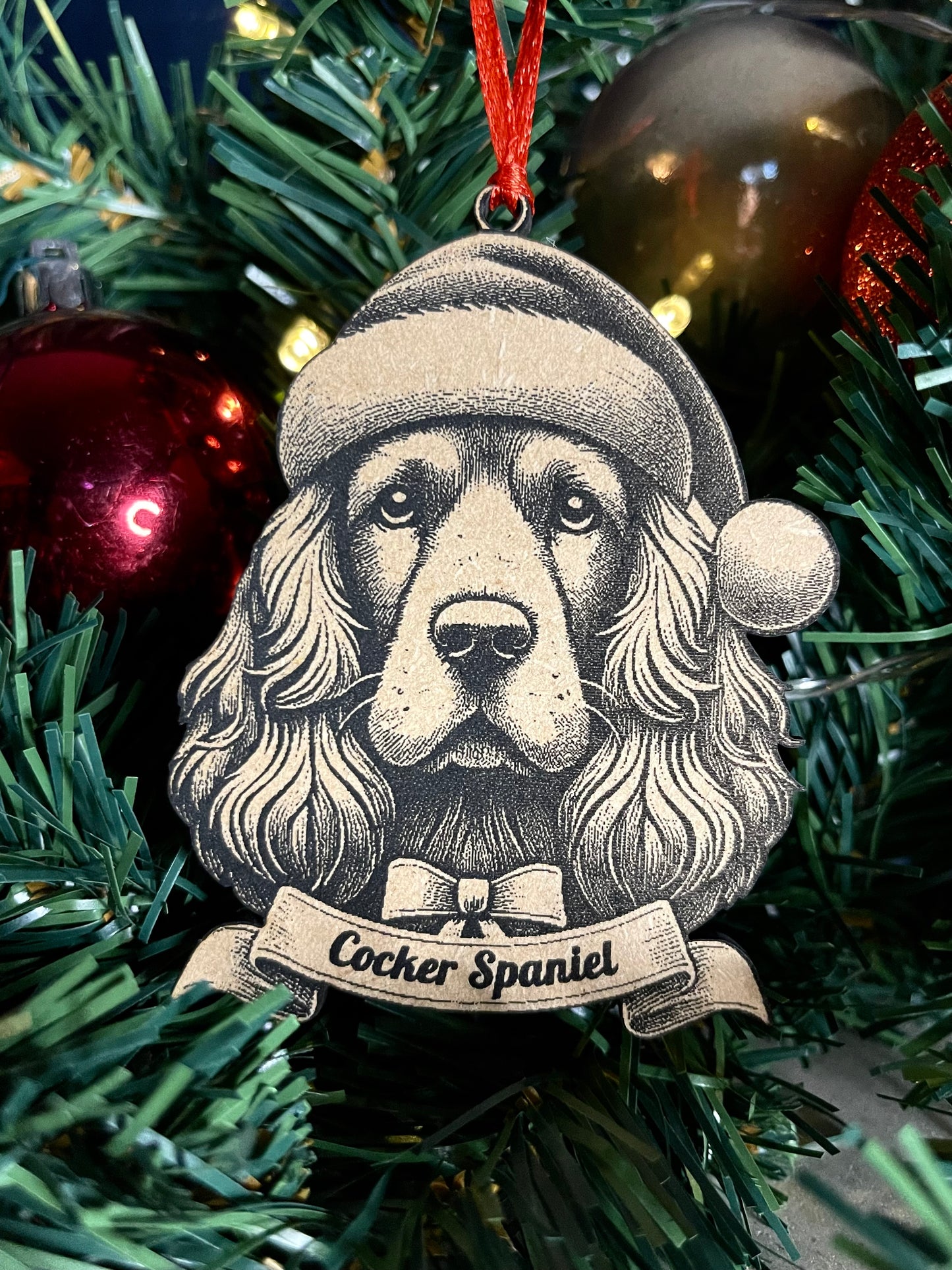 Cocker Spaniel Tree Ornament