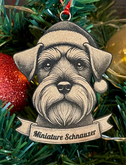 Miniature Schnauzer Tree Ornament
