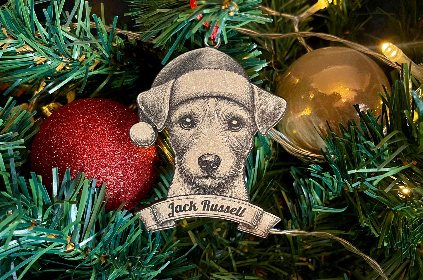 Jack Russell Terrier Tree Ornament