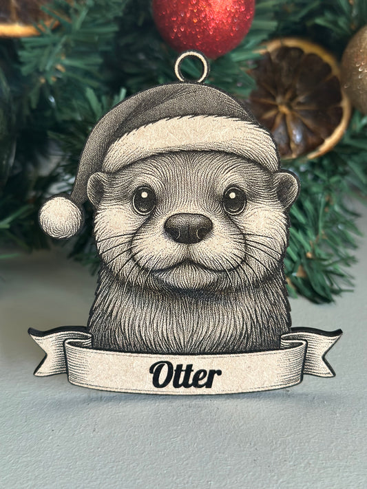 Otter Tree Ornament