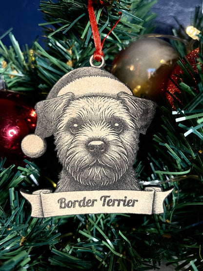 Border Terrier Tree Ornament